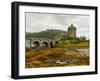 View of Eilean Donan Castle, Dornie, Highlands, Scotland, United Kingdom, Europe-Karol Kozlowski-Framed Photographic Print