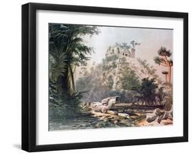 View of El Castillo, 1844-Frederick Catherwood-Framed Giclee Print