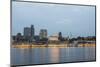View of Elbe River and St. Pauli Landungsbrucken from Stage Theatre Hamburg-Guido Cozzi-Mounted Photographic Print