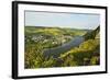 View of Ellenz-Poltersdorf and Moselle River (Mosel), Rhineland-Palatinate, Germany, Europe-Jochen Schlenker-Framed Photographic Print