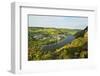 View of Ellenz-Poltersdorf and Moselle River (Mosel), Rhineland-Palatinate, Germany, Europe-Jochen Schlenker-Framed Photographic Print