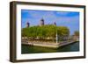 View of Ellis Island National Park, New York City, New York-null-Framed Photographic Print