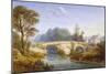 View of Eltham Bridge Near Eltham Palace, Woolwich, Greenwich, London, C1830-William Crouch-Mounted Giclee Print