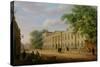View of Emmanuel College, Cambridge University-Richard Bankes Harraden-Stretched Canvas
