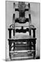 View of Empty Electric Chair-null-Mounted Photographic Print