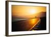 View of Empty Road at Sunset-Lamzeon-Framed Photographic Print