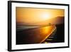 View of Empty Road at Sunset-Lamzeon-Framed Photographic Print