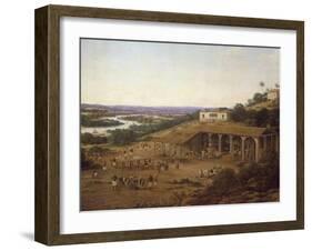 View of Engenho Real, also known as a View of Sugar Mill-Frans Post-Framed Giclee Print