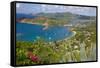 View of English Harbour from Shirley Heights-Frank Fell-Framed Stretched Canvas