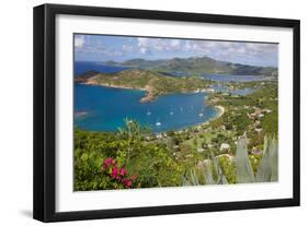 View of English Harbour from Shirley Heights-Frank Fell-Framed Photographic Print