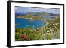 View of English Harbour from Shirley Heights-Frank Fell-Framed Photographic Print