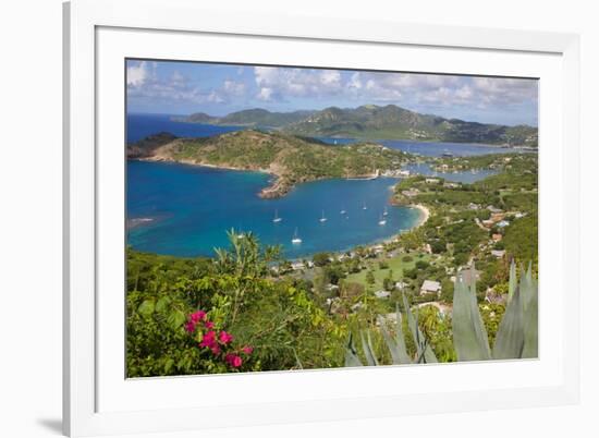 View of English Harbour from Shirley Heights-Frank Fell-Framed Photographic Print