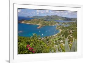 View of English Harbour from Shirley Heights-Frank Fell-Framed Photographic Print