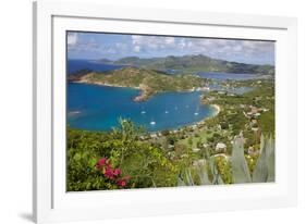 View of English Harbour from Shirley Heights-Frank Fell-Framed Photographic Print