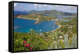 View of English Harbour from Shirley Heights-Frank Fell-Framed Stretched Canvas