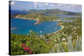 View of English Harbour from Shirley Heights-Frank Fell-Stretched Canvas