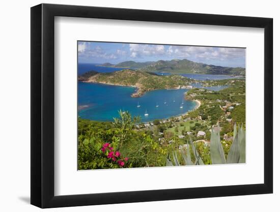 View of English Harbour from Shirley Heights-Frank Fell-Framed Photographic Print