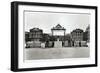 View of Entrance to Chateau Versailles.-null-Framed Photographic Print