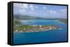 View of Entrance to Falmouth Harbour-Frank Fell-Framed Stretched Canvas