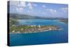 View of Entrance to Falmouth Harbour-Frank Fell-Stretched Canvas
