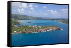 View of Entrance to Falmouth Harbour-Frank Fell-Framed Stretched Canvas