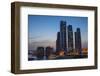 View of Etihad Towers and to the Right the Emirates Palace Hotel-Jane Sweeney-Framed Photographic Print