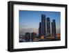 View of Etihad Towers and to the Right the Emirates Palace Hotel-Jane Sweeney-Framed Photographic Print