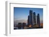 View of Etihad Towers and to the Right the Emirates Palace Hotel-Jane Sweeney-Framed Photographic Print