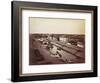 View of European Shipping on the Saigon River-null-Framed Giclee Print