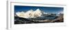 View of Everest and Nuptse from Kala Patthar-Daniel Prudek-Framed Photographic Print