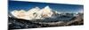 View of Everest and Nuptse from Kala Patthar-Daniel Prudek-Mounted Photographic Print