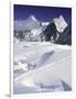 View of Everest Southside, Lingtren, Khumbutse, Nepal-Michael Brown-Framed Premium Photographic Print