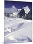 View of Everest Southside, Lingtren, Khumbutse, Nepal-Michael Brown-Mounted Premium Photographic Print