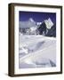 View of Everest Southside, Lingtren, Khumbutse, Nepal-Michael Brown-Framed Photographic Print