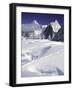 View of Everest Southside, Lingtren, Khumbutse, Nepal-Michael Brown-Framed Photographic Print