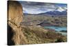 View of Explora Hotel Salto Chico on Lago Pehoe-Eleanor-Stretched Canvas