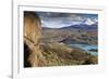 View of Explora Hotel Salto Chico on Lago Pehoe-Eleanor-Framed Photographic Print