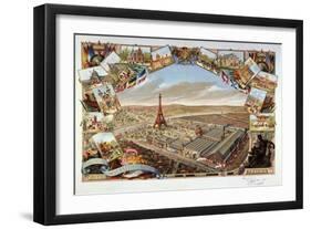 View of Exposition Universelle, Paris, France, 1889-null-Framed Giclee Print