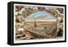 View of Exposition Universelle, Paris, France, 1889-null-Framed Stretched Canvas