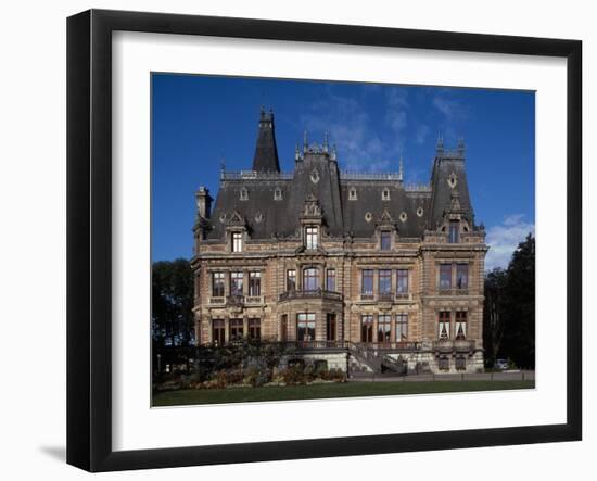 View of Facade of Marbeaumont Chateau, 1903-1905-Jules Ranard-Framed Giclee Print