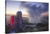 View of Fallsview Casino Resort and the American and Horseshoe Falls-Jane Sweeney-Stretched Canvas