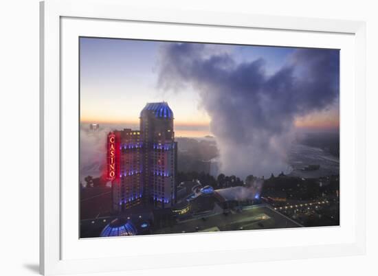 View of Fallsview Casino Resort and the American and Horseshoe Falls-Jane Sweeney-Framed Photographic Print