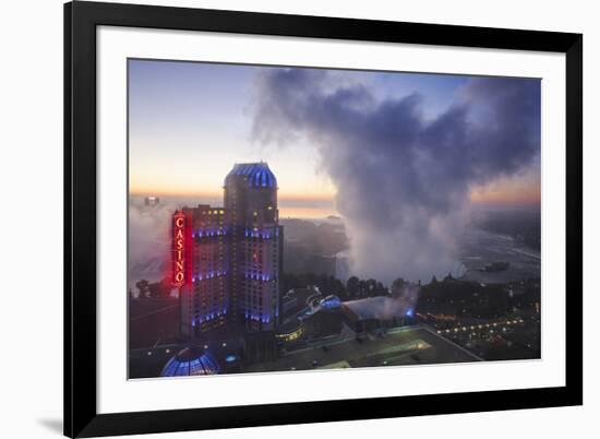 View of Fallsview Casino Resort and the American and Horseshoe Falls-Jane Sweeney-Framed Photographic Print