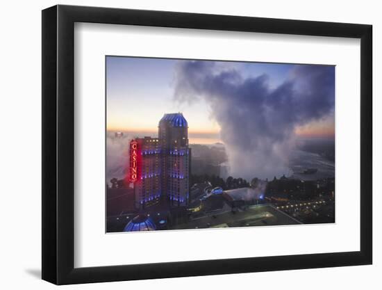 View of Fallsview Casino Resort and the American and Horseshoe Falls-Jane Sweeney-Framed Photographic Print