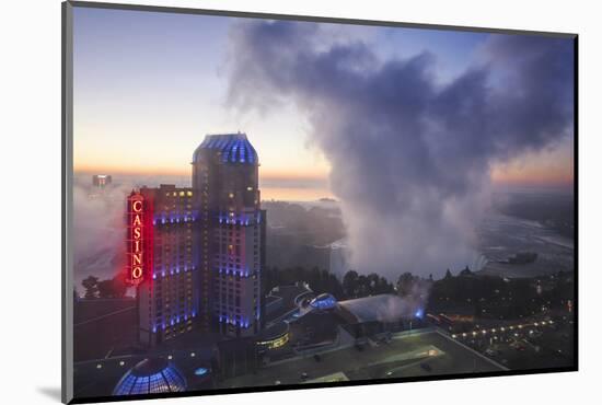 View of Fallsview Casino Resort and the American and Horseshoe Falls-Jane Sweeney-Mounted Photographic Print