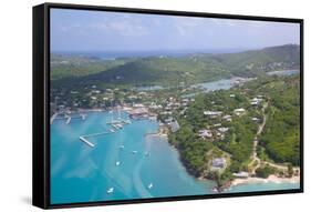 View of Falmouth Harbour, Antigua, Leeward Islands, West Indies, Caribbean, Central America-Frank Fell-Framed Stretched Canvas