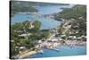 View of Falmouth Harbour-Frank Fell-Stretched Canvas