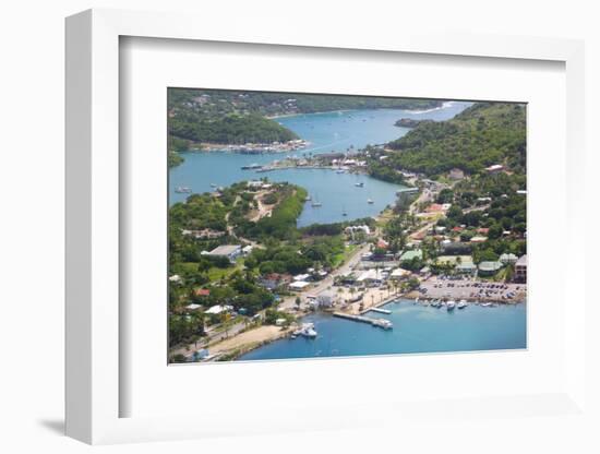 View of Falmouth Harbour-Frank Fell-Framed Photographic Print