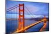 View of Famous Golden Gate Bridge by Night-prochasson-Mounted Photographic Print