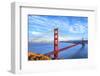 View of Famous Golden Gate Bridge-prochasson-Framed Photographic Print